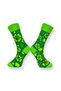 3-Piece Patterned Unisex Flexible Moisturizing Cotton Socks - 3