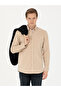 Beige Regular Fit Long Sleeve Shirt 50278523-Vr011