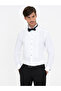 White Slim Fit Tuxedo Shirt 50235518-Vr013