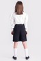 Girl's Ribbed Waist School Skirt - 3