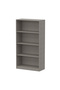 Wooden Storage Display Shelves 4-Tier Freestanding, Light Concrete