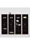 Wooden Storage Display Shelves 5-Tier Freestanding, Dark Walnut - 5