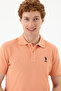 Men's Slim Fit Polo Neck Salmon Basic T-Shirt 50289344-Vr047 - 2