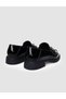 100% Genuine Leather Black Patent Leather Buckle Women's Casual Shoes - 3