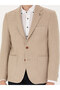 Beige Slim Fit Wool Blended Sports Jacket 50270156-Vr011 - 6