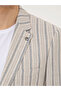 Blue Slim Fit Jacket 50247318-Vr036 - 7