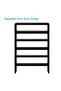 2-Tier Stackable Shoe Rack, Wooden 2-Shelf Shoe Shoes , Dark Walnut - 5