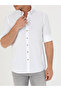 White Slim Fit Long Sleeve Shirt 50265476-Vr013 - 6