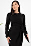 Side Tie Slit Model Dress Dks1136 - 6