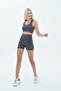 Aero Motion - Smoked High Waist Push-Up Recovery Shorts Leggings