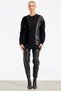 Black Tunic - Front Fabric Combination - 2
