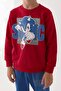 Modern Red Printed Boys' Tracksuit Set - 5