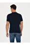 Navy Blue Slim Fit Crew Neck Knitwear T-Shirt 50267842-Vr033 - 5