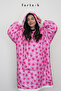 Wearable Tv Blanket Digital Print - Oversized Sweatshirt & Hoodie & Poncho & Fleece