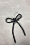 Anthracite Gray Full Stone Design Bow Hair Clip - 2
