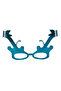 Party Glasses Plastic Without Glass Guitar Shaped Blue 14X6 cm - 2