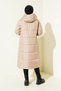 T5120 Hooded Long Inflatable Hijab Coat - Mink - 5
