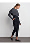 71549 High Waist Pleated Pants-Black