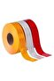 Reflective Highlighter Vehicle Auto Truck Strip Tape with 1 Mt Reflector Solid Red Warning Tape with Tweezer Approval - 6