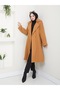CK-1007 نموذج معطف مخيط بياقة فروي - 5
