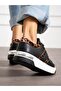 Elegia Black Leopard Detailed Women's Sneakers - 3