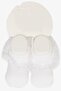 Baby Girl Socks with Glitter and Lace, White
