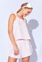 Powder 100% Organic Cotton Muslin Washable Shorts Athlete Comfortable Cut Women's Pajama Set |   Mkw179977-01 - 6