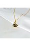 Swan Gold Zircon Black Stone Necklace (Swan Necklace) - 2