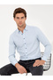 Light Blue Slim Fit Long Sleeve Shirt 50256919-Vr003