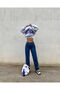 Jeens Dark Navy Blue Extra High Power Lycra Casual Jeans Palazzo Trousers (Super High)Jean - 3