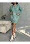 Cross Braided Casual Knitwear Tunic - 8