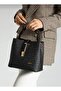 Women's Black Hand and Shoulder Bag TM1165 2055 - 4