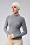 Women's Hijab Lycra Combed Cotton Seamless Non-Slip Plain Laced Bonnet Ecru - 2