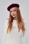Cap Women's Artist Painter Cap Classic French Beret Fashion Artist Cap Beret Felt French Hat - 2