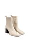 Block Patterned Heeled Boots - 3
