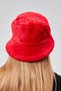 Plush Bucket Women's Fisherman Hat Soft and Furry Women's Hat Red - 8