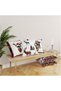4-Piece New Year's Themed Velvet Throw Pillow Cover 43X43 cm Set of 4 - Decorative Pillow Cover