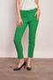 Thick Belted D Buckle Ankle Length Regular Waist Stretch Fabric Fabric Trousers-D.Green - 4