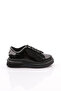 Women's Comfort Shoes Black Crinkled 25721097