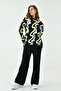 Black Knitwear Fabric - Oversize Sweater and Trousers Set 0259 - 8