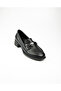 Babalı 903 Massima Women's Square Heeled College Shoes Black