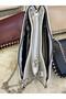 Women's Hand and Arm Bag with Chain Shoulder Strap - 3