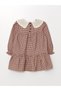 Lcw Kids Plaid Comfortable Dress Suitable for Baby Girl Play Clocks - 3