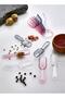 Eco 6 Pieces Colorful Mini Serving and Spice Spoons - Spice Coffee Sugar Spoons - Measuring Spoons - 3