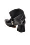 267 Black Patent Leather Women's Boots with Fleece Inside - 4