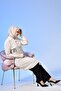 تونيك حجاب نسائي من Aerobin مطبوع عليه حجر - 8
