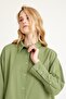 Green Poplin Short Shirt - 7