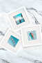Craft Store Adhesive Removable Pola Frames White (3 Pcs) 14X14Cm Photoless Package
