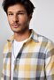 Slim Fit Long Sleeve Slim Fit Checked Winter Lumberjack Men's Shirt
