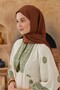 شال بنمط حلقة من سلسلة الجاكار الناعمة - 3